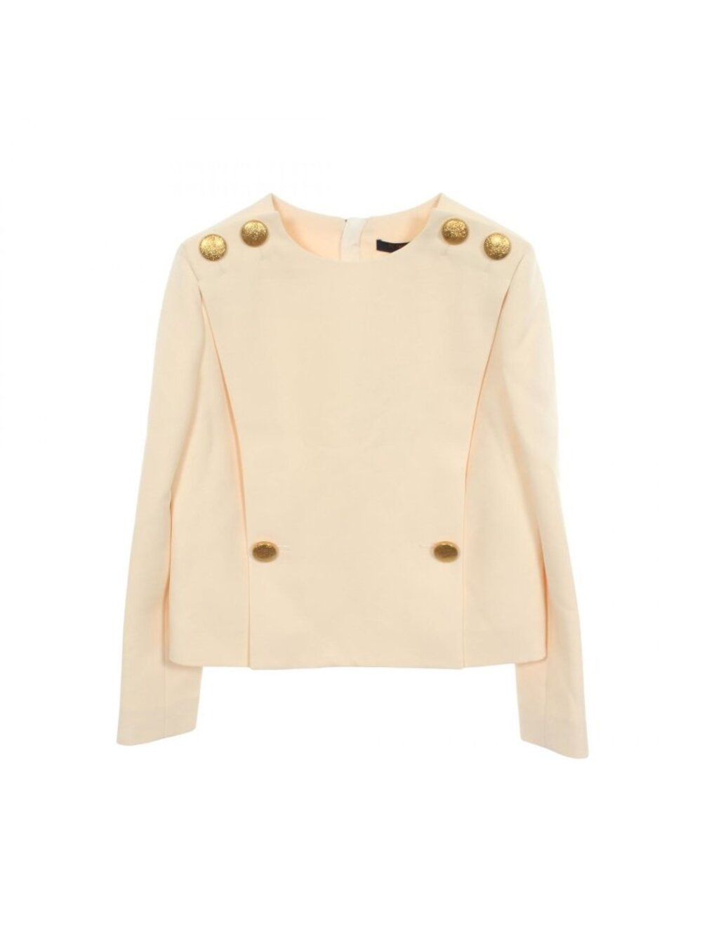 Louis Vuitton Zip-up Wool Silk Top
